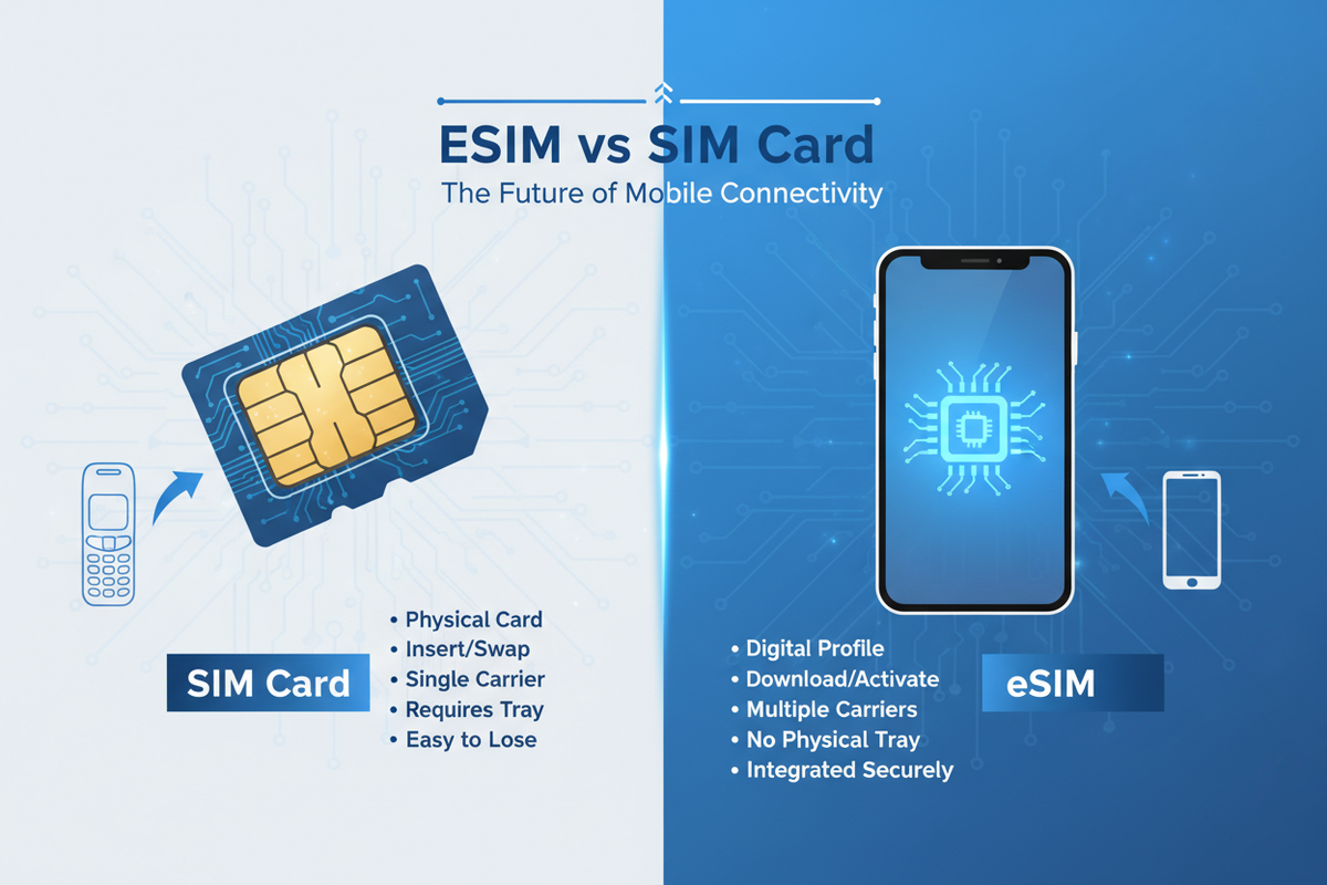 eSIM vs. Physical SIM Cards: What’s Better in 2025?