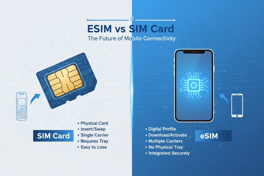eSIM vs. Physical SIM Cards: What’s Better in 2025?