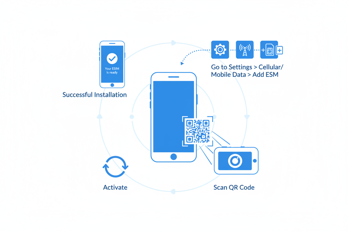 How To Install and Activate an eSIM: Step-by-Step Guide for Beginners